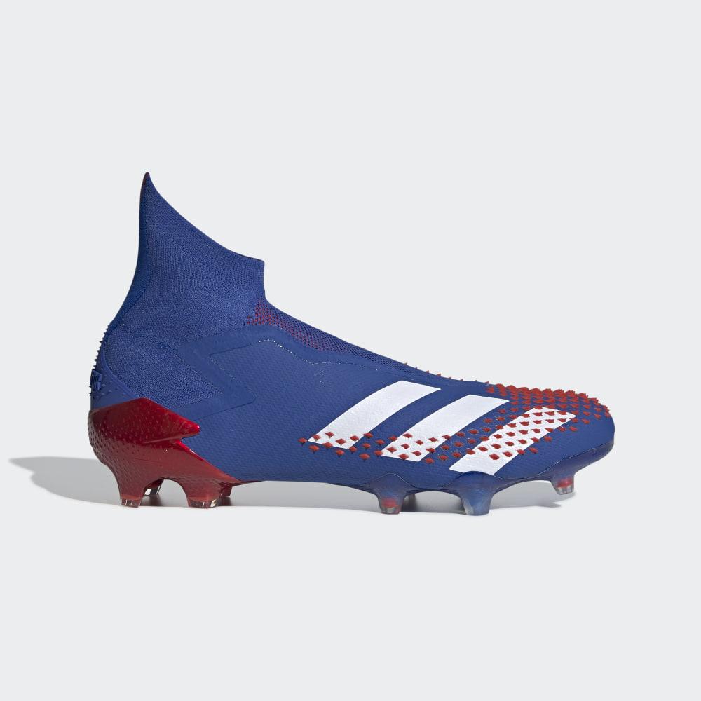 Ghete Fotbal Adidas Predator Mutator 20+ Firm Ground Barbati Romania - Albastru Regal/Albi/Rosii EG1
